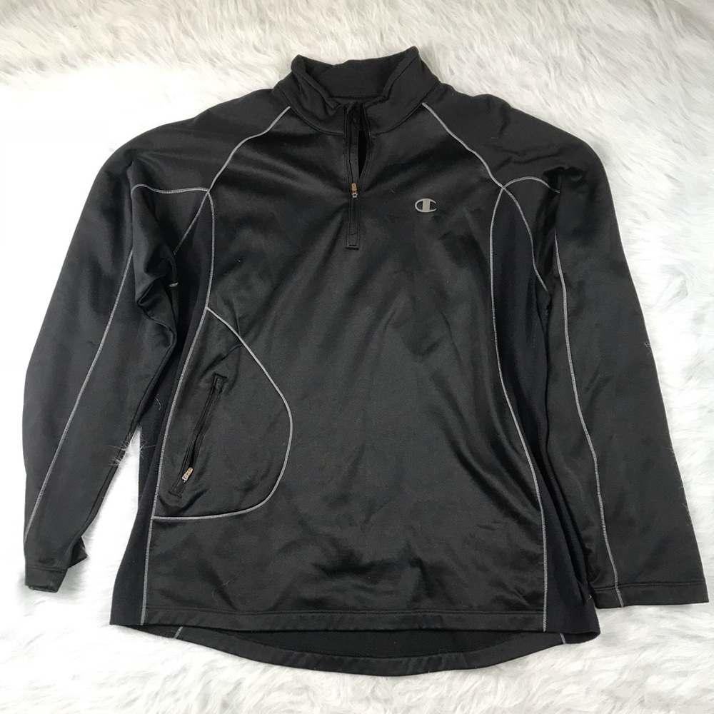 Men’s Champion Black Double Dry Jacket Size XL